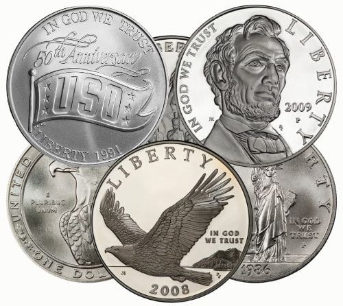 $1 FV Silver Commemorative Coins (Max order $1)